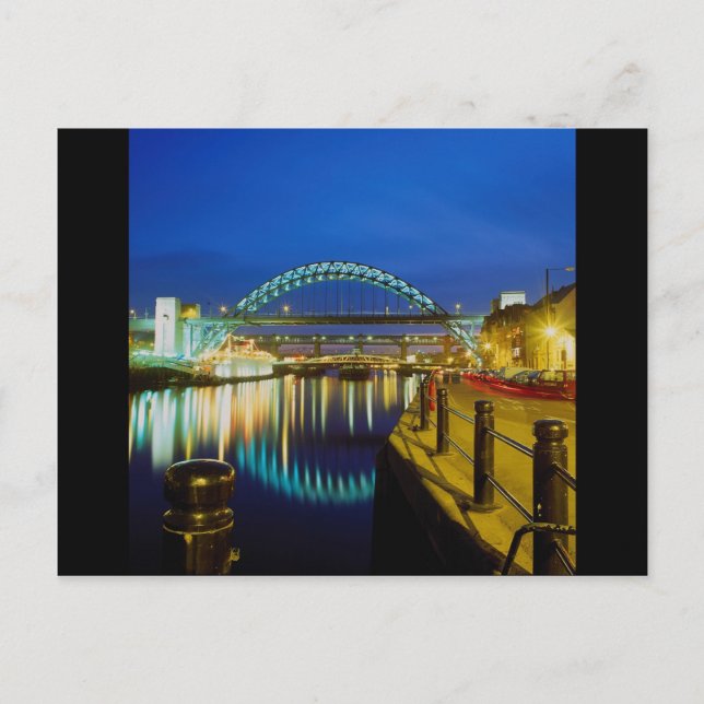 Tyne Bridge, Newcastle-upon-Tyne, England Vykort (Framsida)