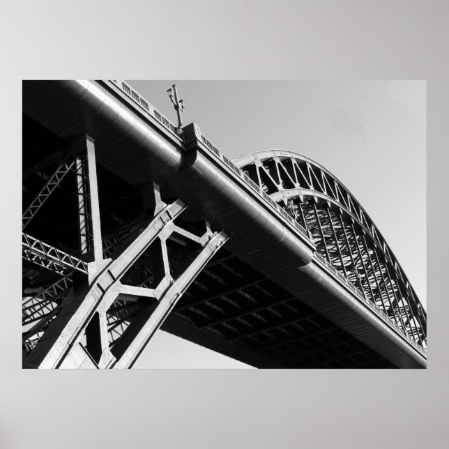 Tyne Bridge Poster/skriver ut Poster (Framsidan)