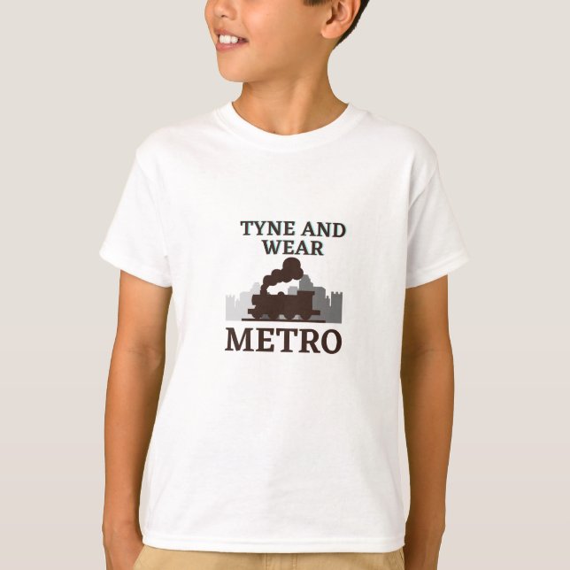 Tyne och Bära Metro T Shirt (Framsida)
