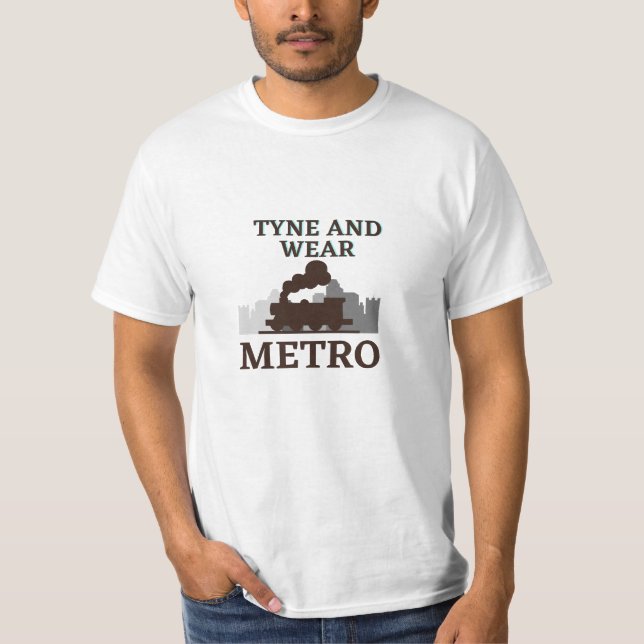 Tyne och Bära Metro T Shirt (Framsida)