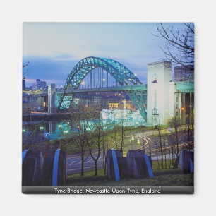 Tyne överbryggar, Newcastle-På-Tyne, England Magnet