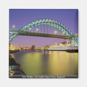 Tyne överbryggar, Newcastle-På-Tyne, England Magnet