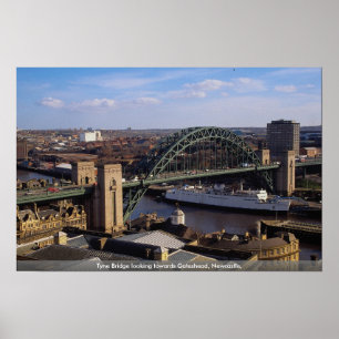 Tyne överbryggar tittar in mot Gateshead, Poster