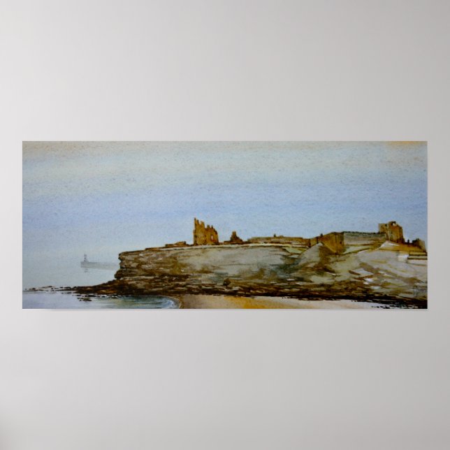 Tynemouth Castle and Priory, Tynemouth Print Poster (Framsidan)