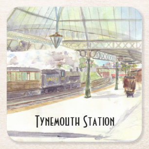 Tynemouth Station underlägg Papper Kvadrat