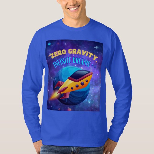 Tyngdlöshet oändliga drömmar t shirt (Framsida)