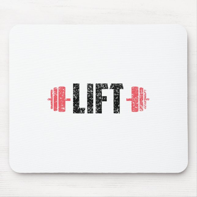 Tyngdlyftning Gym Träning Styrketräning  Musmatta (Framsidan)