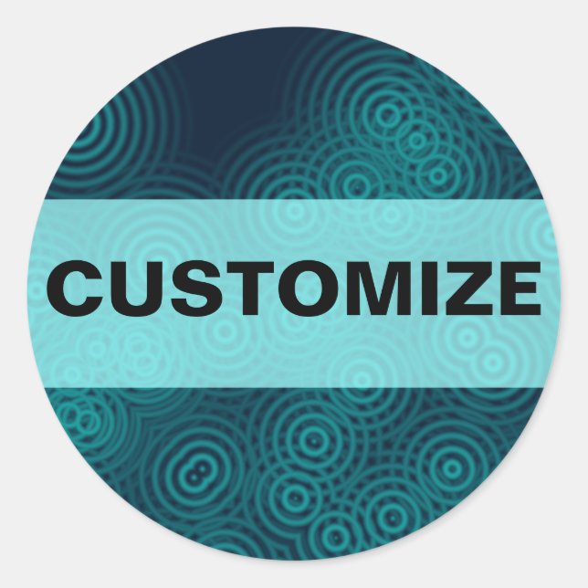 Tyngdpunktsundersökning Runt Klistermärke (Framsida)