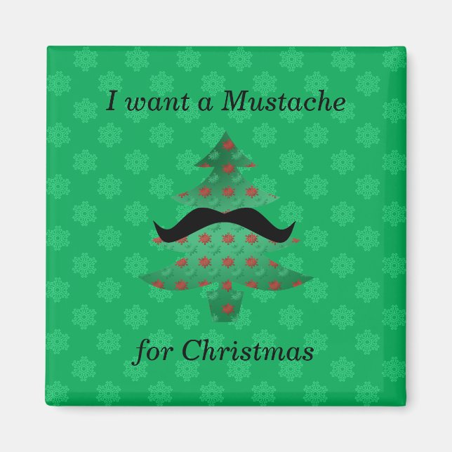 Tynka mustasch-julklappar magnet (Framsidan)