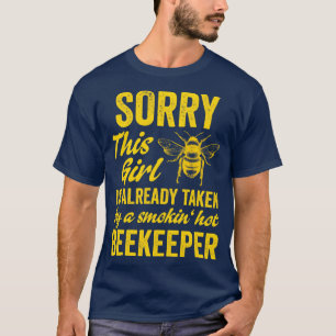 Tynlig biodlingsfru Girlvän Wifey Bee 1 T Shirt