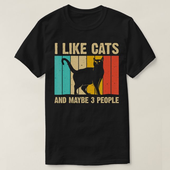 Tynlig kattdesign - katt över För manar kvinnor T Shirt (Design framsida)