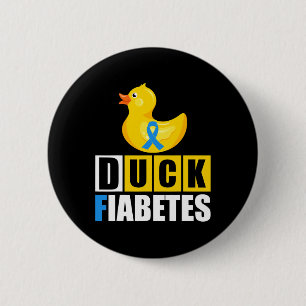 Typ 1 Diabetes Anka Fiabetes T1D Awareness Knapp