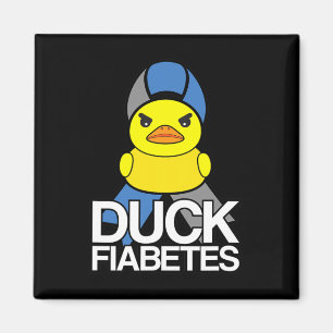 Typ 1 Diabetes Anka Fiabetes T1D Awareness Magnet