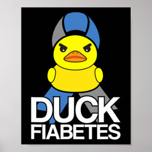 Typ 1 Diabetes Anka Fiabetes T1d Awareness Poster