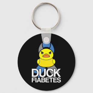 Typ 1 Diabetes Anka Fiabetes T1d Medvetenhet  Nyckelring
