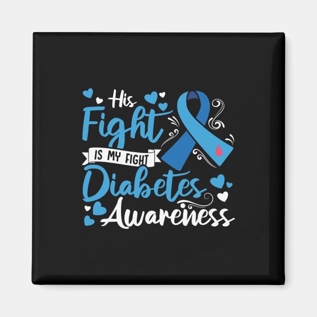 Typ 1-diabetes är min kamp mot diabetes Awa. Magnet (Framsidan)