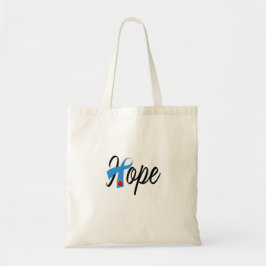 Typ 1 Diabetes Blue Ribbon Awareness HOPE Tygkasse