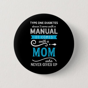 Typ 1-diabetes Komar inte med manuell Mamma Knapp