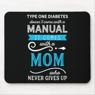 Typ 1-diabetes kommer inte med en instruktionsbok musmatta