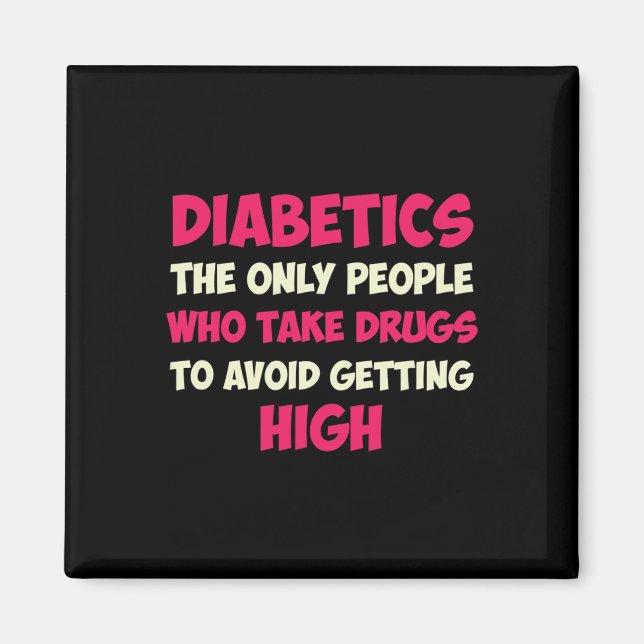 Typ 1 Diabetes Mamma Mor T1d Diabetesmedvetenhet  Magnet (Framsidan)