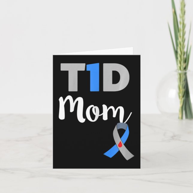 Typ 1-diabetes Mamma - T1D Mamma Kort (Framsida)