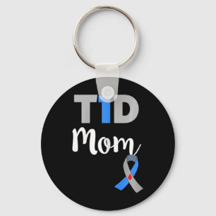 Typ 1-diabetes Mamma - T1D Mamma Nyckelring