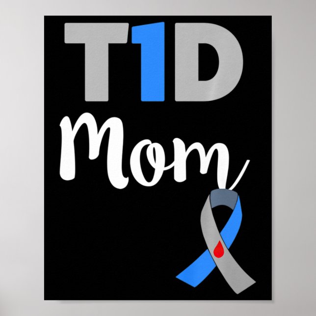 Typ 1 Diabetes Mamma - T1d Mamma Present  Poster (Framsidan)