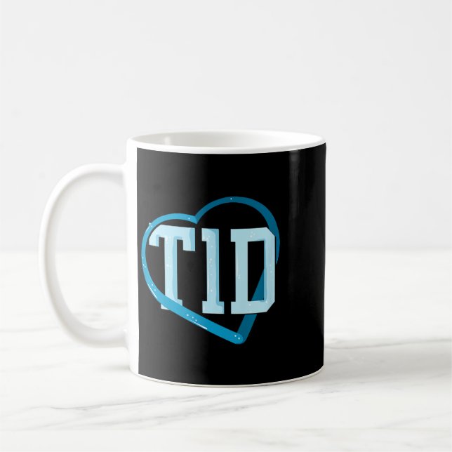 Typ 1-diabetes medvetenhet kaffemugg (Vänster)