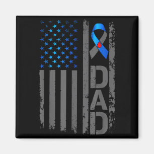 Typ 1 Diabetes Medvetenhet T1d Pappa Till Warrior Magnet
