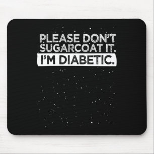 Typ 1 Diabetes Medvetenhet Vänligen Försök Inte Fö Musmatta