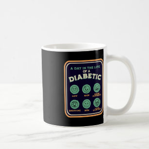 Typ 1- diabetes per dag som diabetessändamål T1D- Kaffemugg