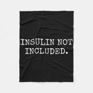 Typ 1 Diabetes-presenter män kvinnor barn Insulin Fleecefilt