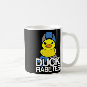 Typ 1 Diabetes T1d Duck Fiabetes För Diabetes Medv Kaffemugg