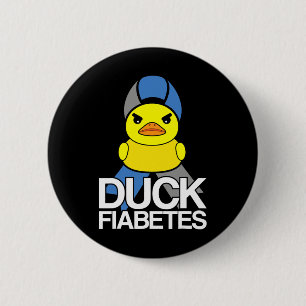 Typ 1 Diabetes T1d Duck Fiabetes För Diabetes Medv Knapp
