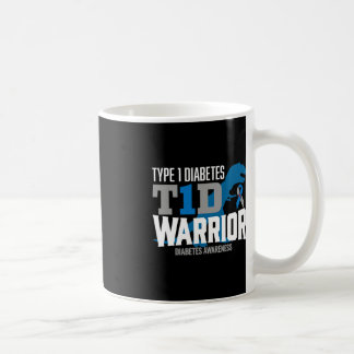 Typ 1 Diabetes T1D Warrior Diabetes Awarene Kaffemugg