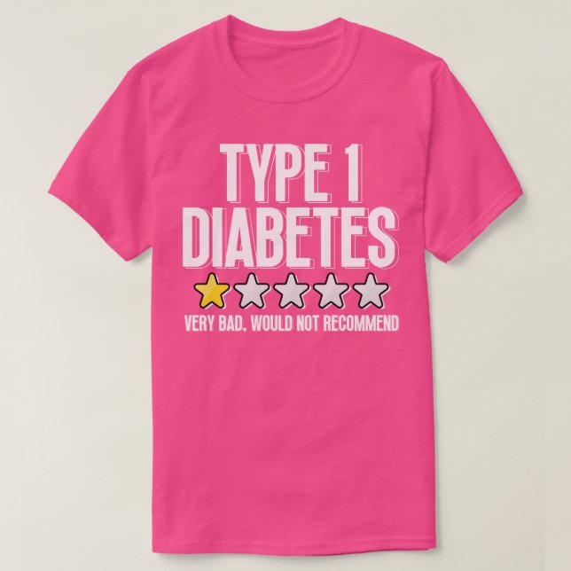 Typ 1-diabetes t shirt (Design framsida)