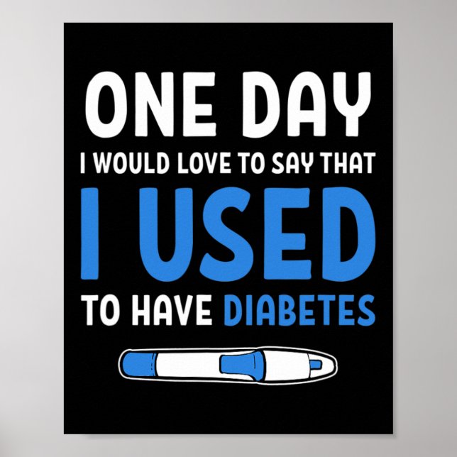Typ 1 diabetesdiabetes citerar typ 1-diabet poster (Framsidan)