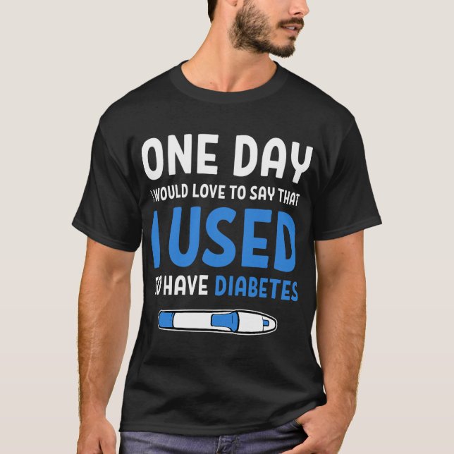 Typ 1 diabetesdiabetes citerar typ 1-diabet t shirt (Framsida)
