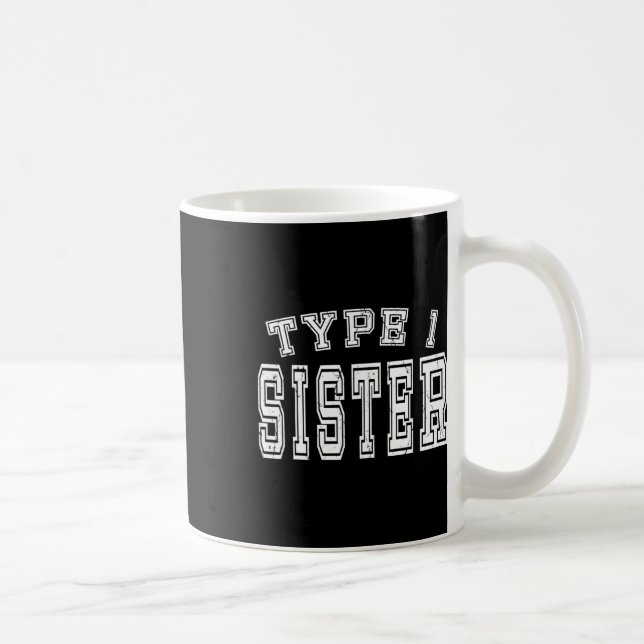 Typ 1 Diabetesdiabetes för syster Kaffemugg (Höger)