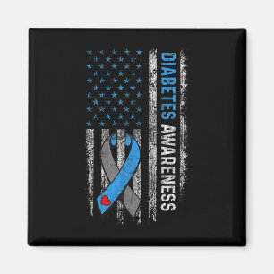 Typ 1 Diabetesmedvetande Amerikanska amerikanska F Magnet