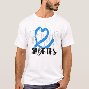 Typ 1 Diabetesmedvetande Diabetesbekämpare T Shirt