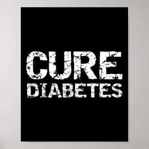 Typ 1 Diabetesoffert för medvetandehöjande åtgärde Poster