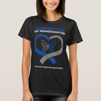 Typ 1-diabetiker Barnbarn Typ 1 Diabetes T Shirt