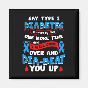 Typ 1 Medvetenhet om diabetes 1 Magnet