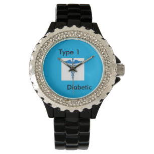 Typ - 1 sockersjukaklocka armbandsur