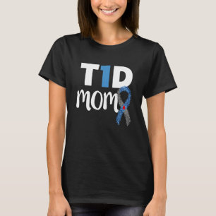 Typ - 1 sockersjukamammaskjorta - T1D-bandskjorta T Shirt