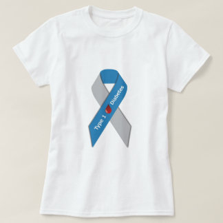 Typ - 1 sockersjukamedvetenhetband tee shirt