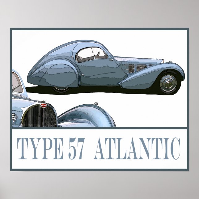 Typ 57 Atlanten Poster (Framsidan)