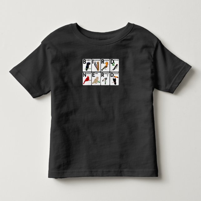 Typ av fåglar t shirt (Framsida)