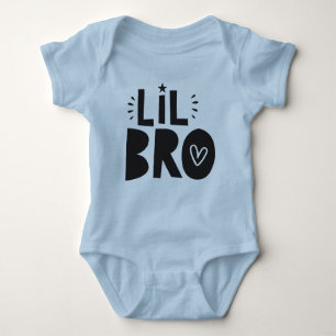 Typ av fet roligt-skandal av typen LIL BRO BABY T Shirt
